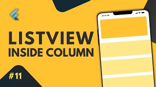 Flutter ListView inside column  With 2 professional ways [upl. by Andres459]