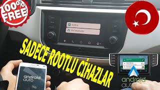 Android Auto cihazlar için \u00100 Ücretsiz kolay çözüm I New Mirrorlink Android Auto 2021 [upl. by Ogu]