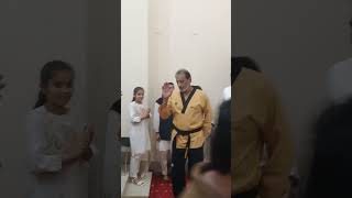 Pakistan Taekwondo Grand Master entry taekwondo worldtaekwondofederation taekwondomaster tkd [upl. by Acherman]