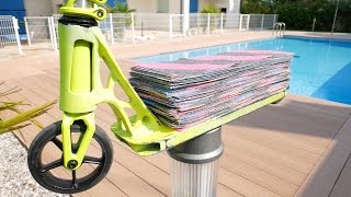 100 LAYERS OF GRIPTAPE ON SCOOTER [upl. by Naamann679]