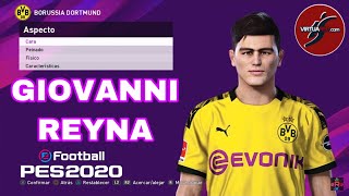 PES 2020  COMO HACER A GIOVANNI REYNA iamRubenMG [upl. by Prinz]