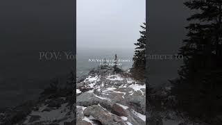 Save this video for your future trip to Acadia National Park 🎥 joshuafilm [upl. by Blau344]