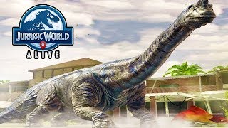 GIRAFFATITAN UNLOCKED JURASSIC WORLD ALIVE [upl. by Rehsa]