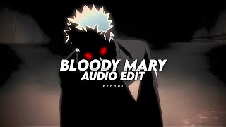 bloody mary  lady gaga instrumental x slowed v4「 edit audio 」 [upl. by Ecidnacal443]