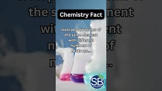 CF10 Isotopes are atoms of the same element with elements facts isotopes chemfacts neutron [upl. by Bruckner]