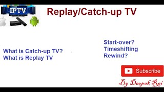 Replay or Catch up TV [upl. by Solis]