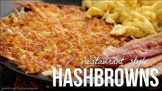 How to Make Hash Browns  Diner Style Restaurant Hashbrown Recipe [upl. by Llirred]