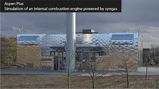 Aspen Plus Simulation of an internal combustion engine powered by syngas [upl. by Eliott]