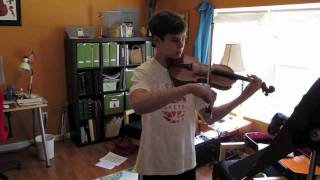 Hes a Pirate from Pirates of the Caribbean Motion Picture Violin Solo [upl. by Lemon]