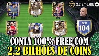 CONTA DO ZERO RUMO AO GER 104  22 BILHÕES DE COINS E 40 MASCHERANOS TOTALMENTE FREE  FC MOBILE 24 [upl. by Hilaria324]