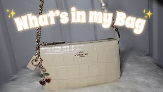 WHAT’S IN MY BAG  COACH  NOLITA 19 [upl. by Riatsila318]