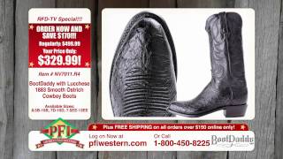 BootDaddy with Lucchese Smooth Ostrich Cowboy Boots [upl. by Bunnie590]