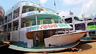 এম ভি ভোলা লঞ্চ mv Bhola launch Dhaka to Bhola LOFBD [upl. by Adgam]