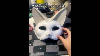 New mask alterhuman therian therianmask therianthropy animalmask [upl. by Reemas]