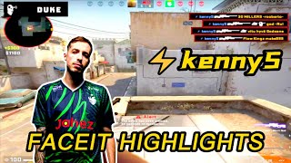 ⚡kennyS  HIGHLIGHTS  FACEIT  DustⅡ Anubis Mirage  22022023 [upl. by Nodle]