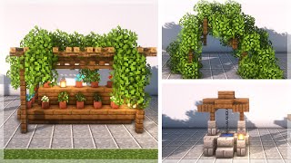 Minecraft 30 Garden Build Ideas and Hacks [upl. by Eillac]