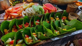 Meerut Vlog  Balaji Fruit Chaat Bhandar  Meerut Famous Street Food  मेरठ की मशहूर फ्रूट चाट [upl. by Nadeau320]