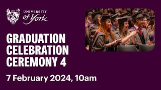 Ceremony 4 Graduation Livestream 7 February 2024 10am [upl. by Alesiram]