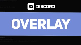 How to Enable and Use the Discord Overlay [upl. by Aseneg69]