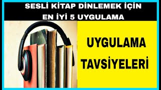 En İyi Sesli Kitap Uygulamaları 5 Program [upl. by Edrei]