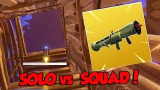 💀 ¡SOLO vs SQUAD con EL LANZA MISILES TELEDIRIGIDO 💀  FORTNITE [upl. by Ryon]