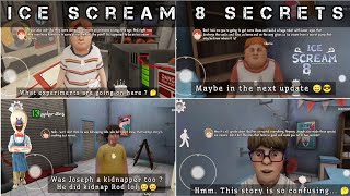 Ice Scream 8 secrets  all chats in Ice Scream 8 [upl. by Ahsanat]