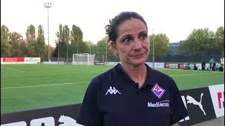 Intervista a Patrizia Panico allenatrice della Fiorentina Femminile [upl. by Ekram]