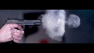 Pistol Shot Recorded at 73000 Frames Per Second [upl. by Siuqcram]