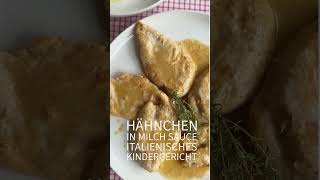 Mittagessen für Kinder Rezept  italienisches Hähnchen in Milch Sauce  schnell einfach lecker [upl. by Jeramie888]