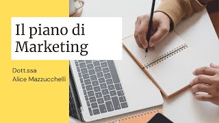 Il piano di marketing [upl. by Tabby]