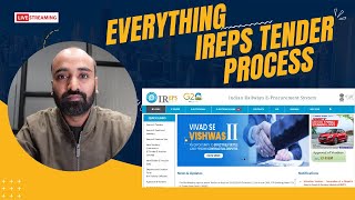 How to do IREPS Tender Process  IREPS Registration process  Indian Railways [upl. by Nwahsyd641]