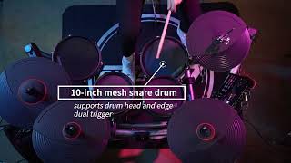 Carlsbro CSD600 Electronic Drums Our flagship 9 piece all mesh drum kit carlsbromusic [upl. by Aremihc]