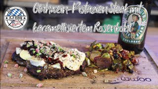 GlühweinPistazien Steak mit karamellisiertem Rosenkohl 272 [upl. by Disharoon]