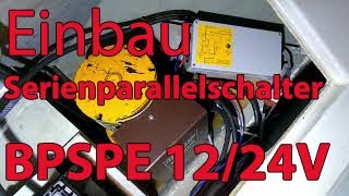 Tipp  HowTo  Bugstrahlruder  Umbau auf Vetus SerienParallelschalter 12  24 Volt BPSPE [upl. by Siwel596]