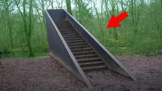 Man Discovers MYSTERIOUS Stairs in the Woods What He Saw at the Top Left Him Speechless [upl. by Herwick257]