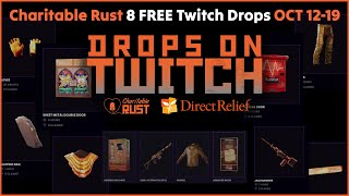 Charitable Rust Twitch Drops  8 Free Skins [upl. by Enawyd]