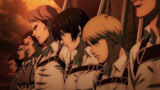 Attack on Titan Season 4 Part 2 Episode 6 OST  Barricades Anime Version [upl. by Yelahc]