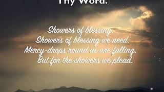 SHOWERS OF BLESSINGS KARAOKE BY BRSHEM CHACKO 96560415715 [upl. by Notsa]