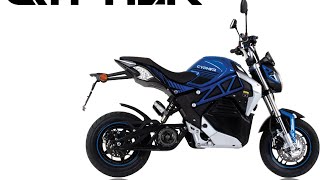 LEXMOTO Cypher Cineco ZS1500d2 City Slicker Derestricted Top Speed Run Electric Motorcycle 46 Mph [upl. by Esela]