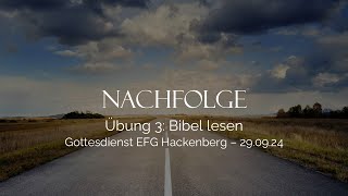 EFG Hackenberg Gottesdienst  220924 [upl. by Kinch856]