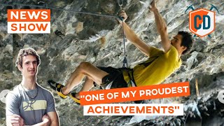 Adam Ondra Makes HISTORIC ONSIGHT Of 9a  Climbing Daily Ep 2067 [upl. by Aerdnaz192]