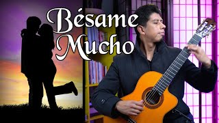 BÉSAME MUCHO  Performed by Alejandro Aguanta  Classical guitar [upl. by Akital]