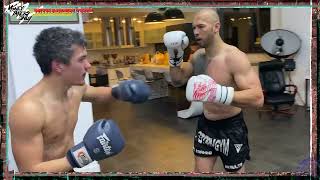 The LATEST sparring Andrew Vs Luc He knocked down [upl. by Herold]