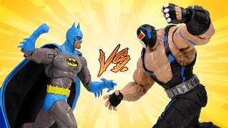 McFarlane Toys DC Multiverse Batman vs Bane Knightfall 2pack [upl. by Ytsirt]