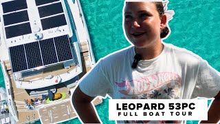 Leopard 53 Power Catamaran Owners Tour Is this 13 year old the new NautiStyles Ep 9 [upl. by Dinny401]