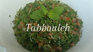 Tabbouleh RecipeLebanese Style [upl. by Naehs]