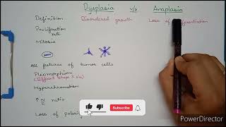 Dysplasia vs Anaplasia for UniversityNEET PG by Anish Vadhel  Neoplasia  Robbins Made Easy [upl. by Nnel45]