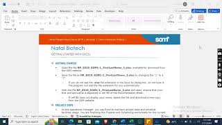 Excel 2019  Module 1 End of Module Project 1  Natal Biotech  GETTING STARTED newperspectives [upl. by Tedi]