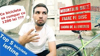 TOP 5  Biciclete ieftine pe care poti sa le cumperi [upl. by Ambrosine]