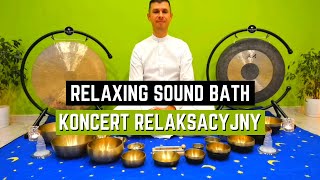 Koncert Relaksacyjny Misy Tybetańskie  Relaxing Sound Bath Peter Hess Singing Bowls [upl. by Cromwell]